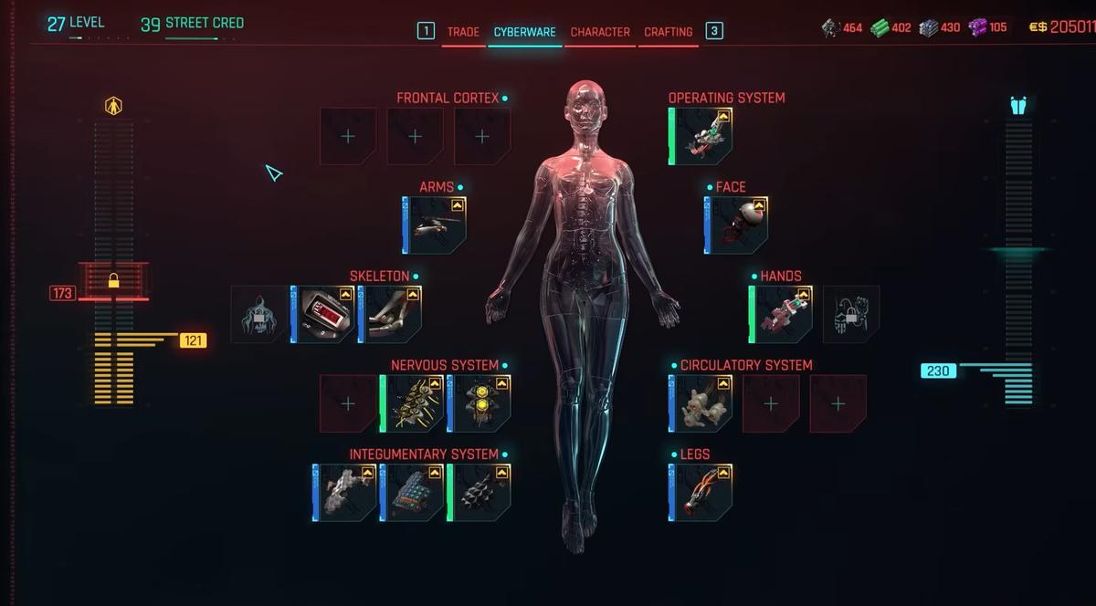 The reworked Cyberware system