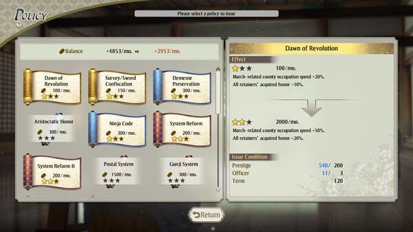 NOBUNAGA'S AMBITION: Awakening 7