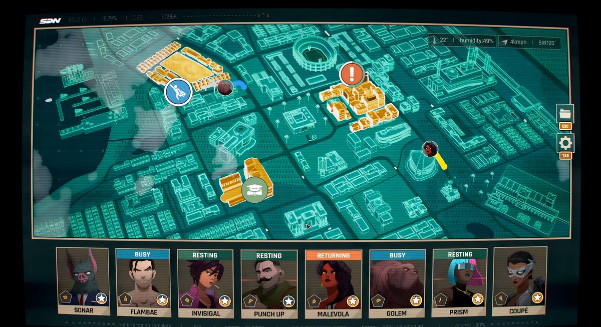 Dispatch Mission Screen