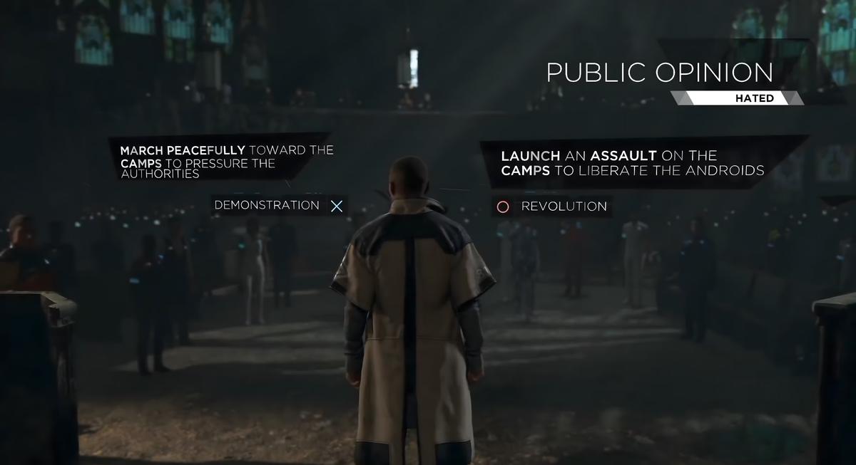 Markus Revolution Choice Scene