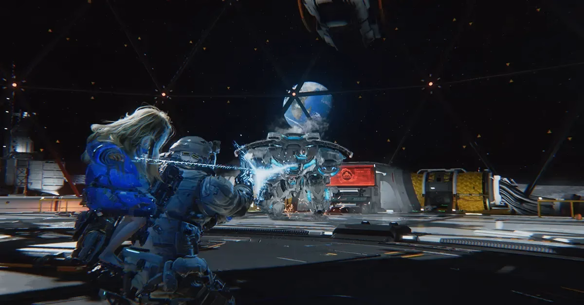 My First Day on the Moon with PRAGMATA